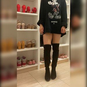 Lexi & Abbie - Black Knee High Boots